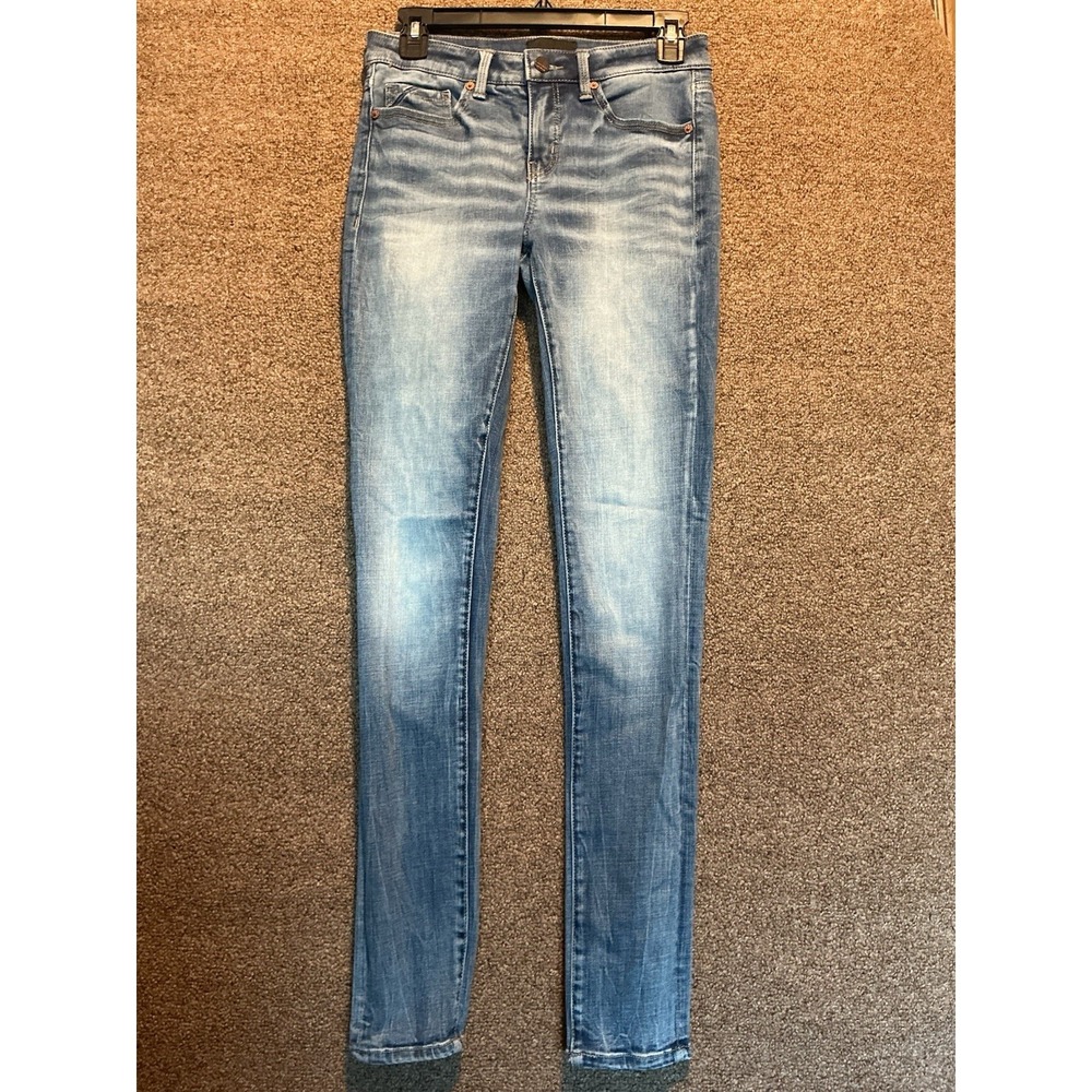 BKE Buckle Black Fit No. 53 Ankle Skinny Blue Jeans Women's 25x32 BBW9901R